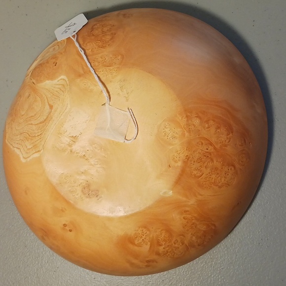 Hand Crafted One-of-a-kind Art Bowl Wood Turned Decor #eshopchicago #turned - Picture 8 of 10